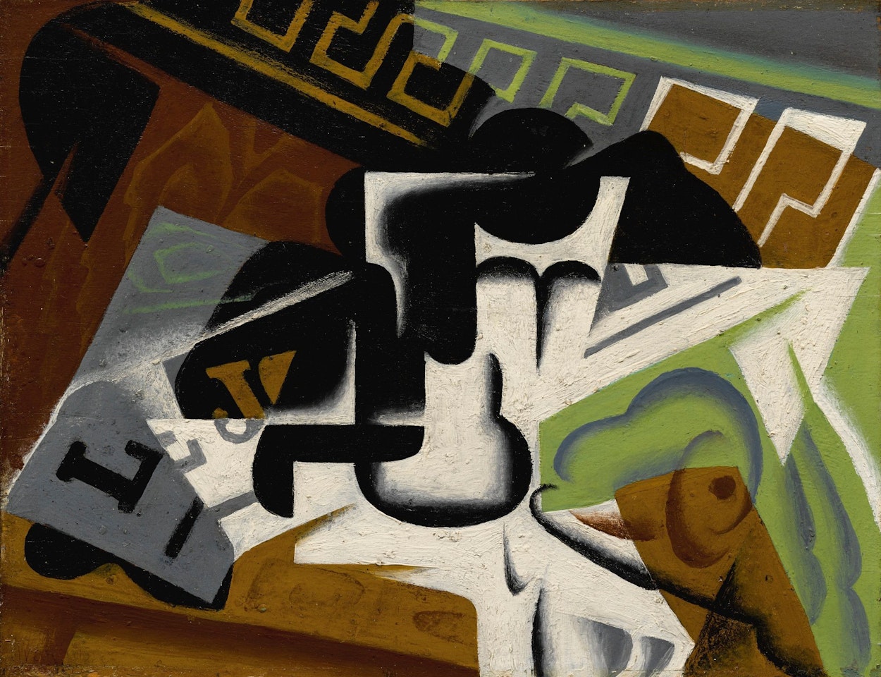 JOURNAL ET COMPOTIER by Juan Gris