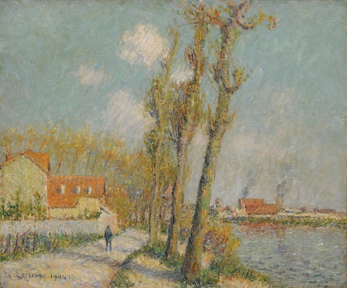 L'OISE À PONTOISE by Gustave Loiseau
