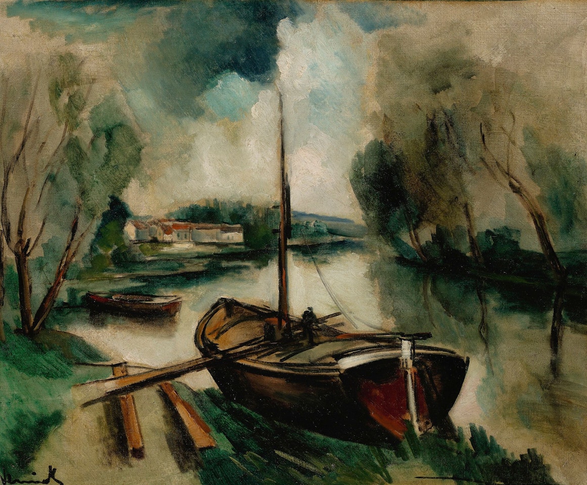 BORDS DE RIVIÈRE by Maurice de Vlaminck