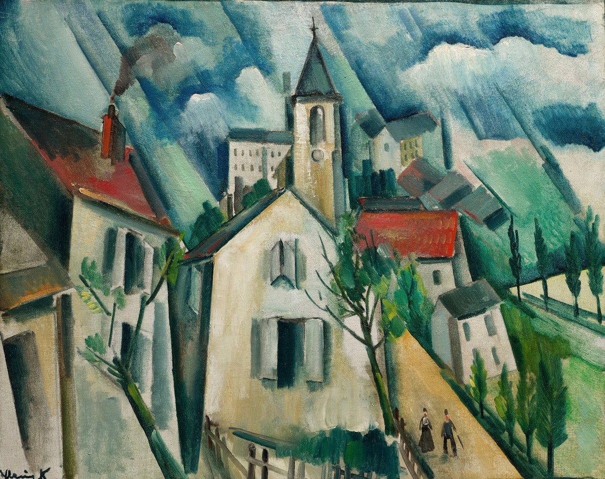 VUE DE VILLAGE by Maurice de Vlaminck
