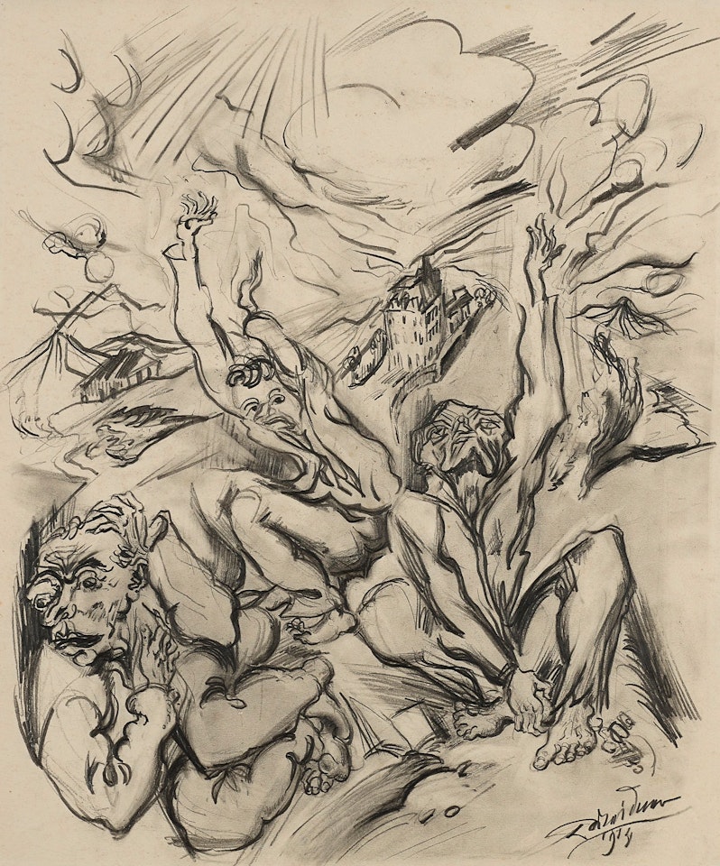 ANGST (FEAR) by Ludwig Meidner