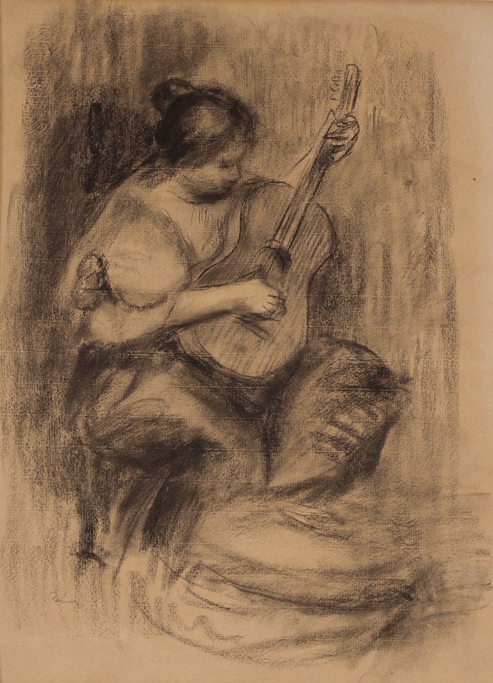 JOUEUSE DE GUITAR by Pierre-Auguste Renoir