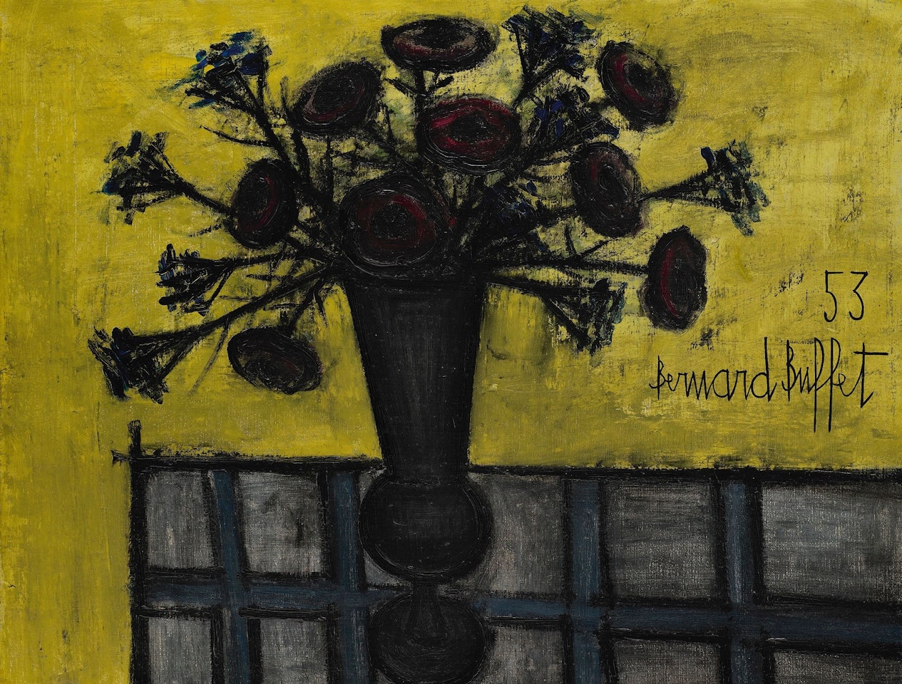 BOUQUET DE FLEURS by Bernard Buffet