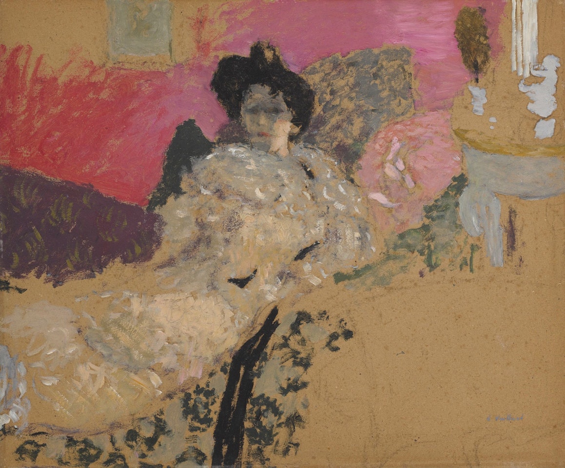 ÉTUDE POUR LE PORTRAIT DE MADAME DELIERRE by Édouard Vuillard