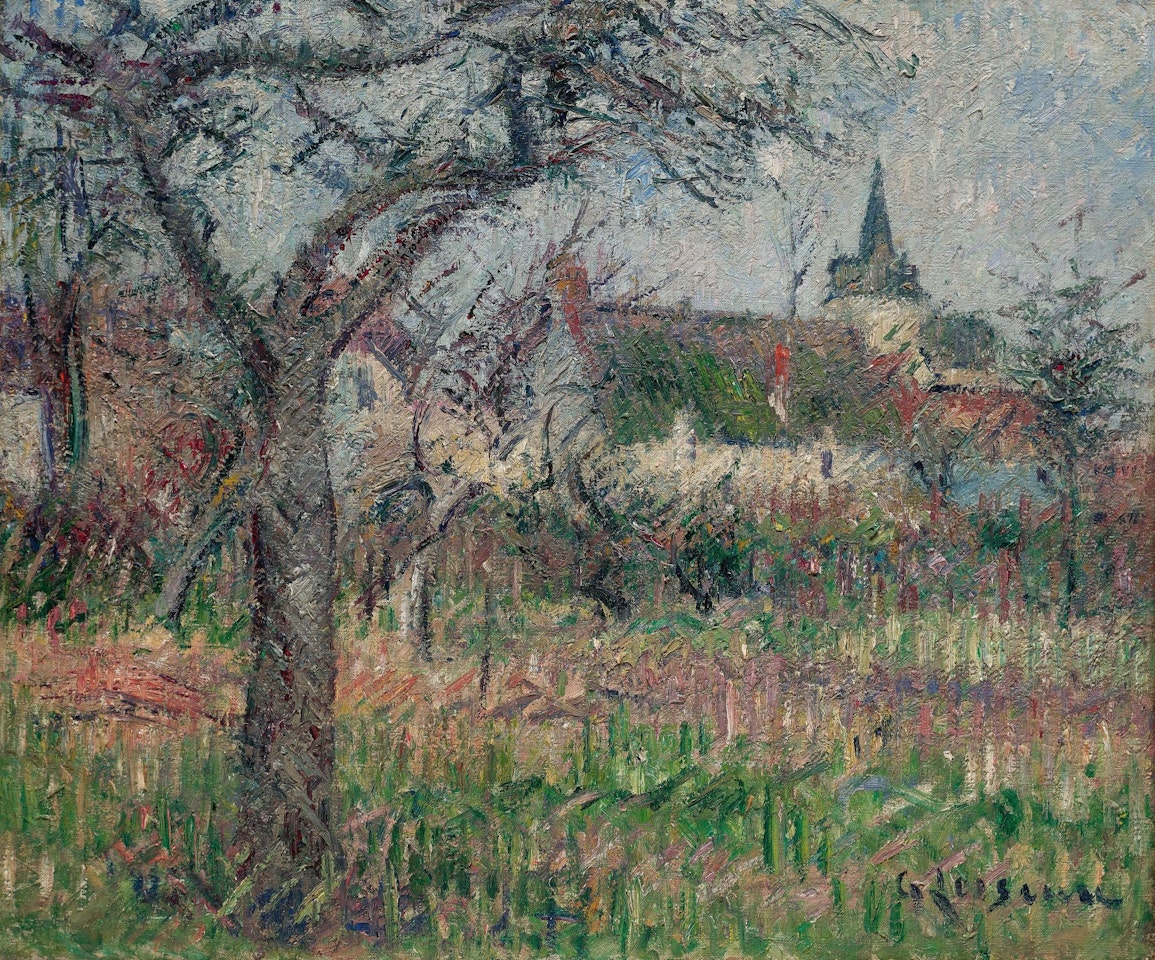 LE CLOS DE MONSIEUR JANSON, LE VAUDREUIL, EURE by Gustave Loiseau