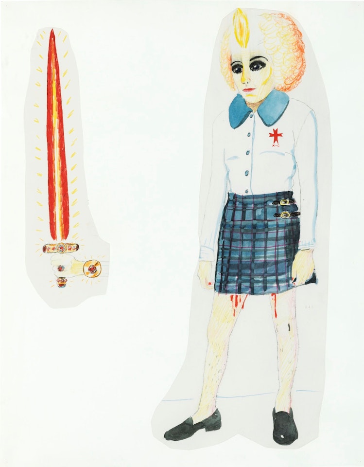 LITTLE SOLDIER OF CHRIST by Mike Kelley