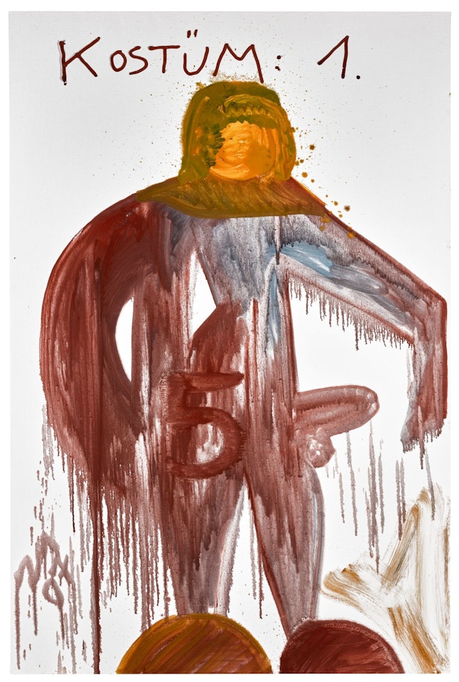KOSTÜM BACKENBART VOM ZACKNBARSCHI "NOPPONNON" by Jonathan Meese