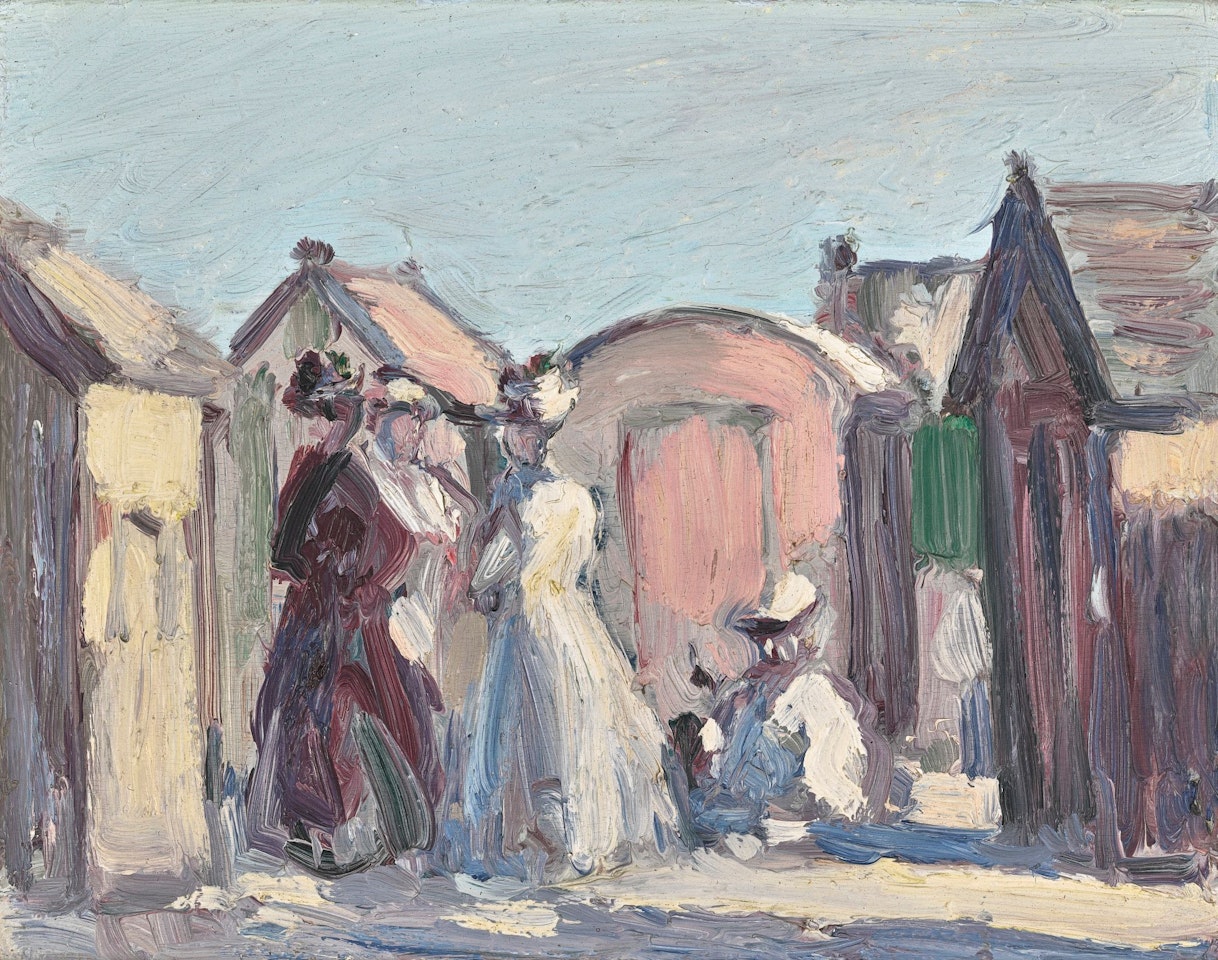 PARIS PLAGE by John Duncan Fergusson