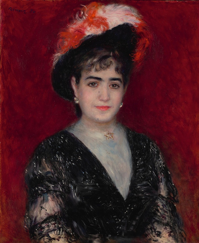 PORTRAIT DE MADAME ADELA OCAMPO DE HEIMENDHAL by Pierre-Auguste Renoir