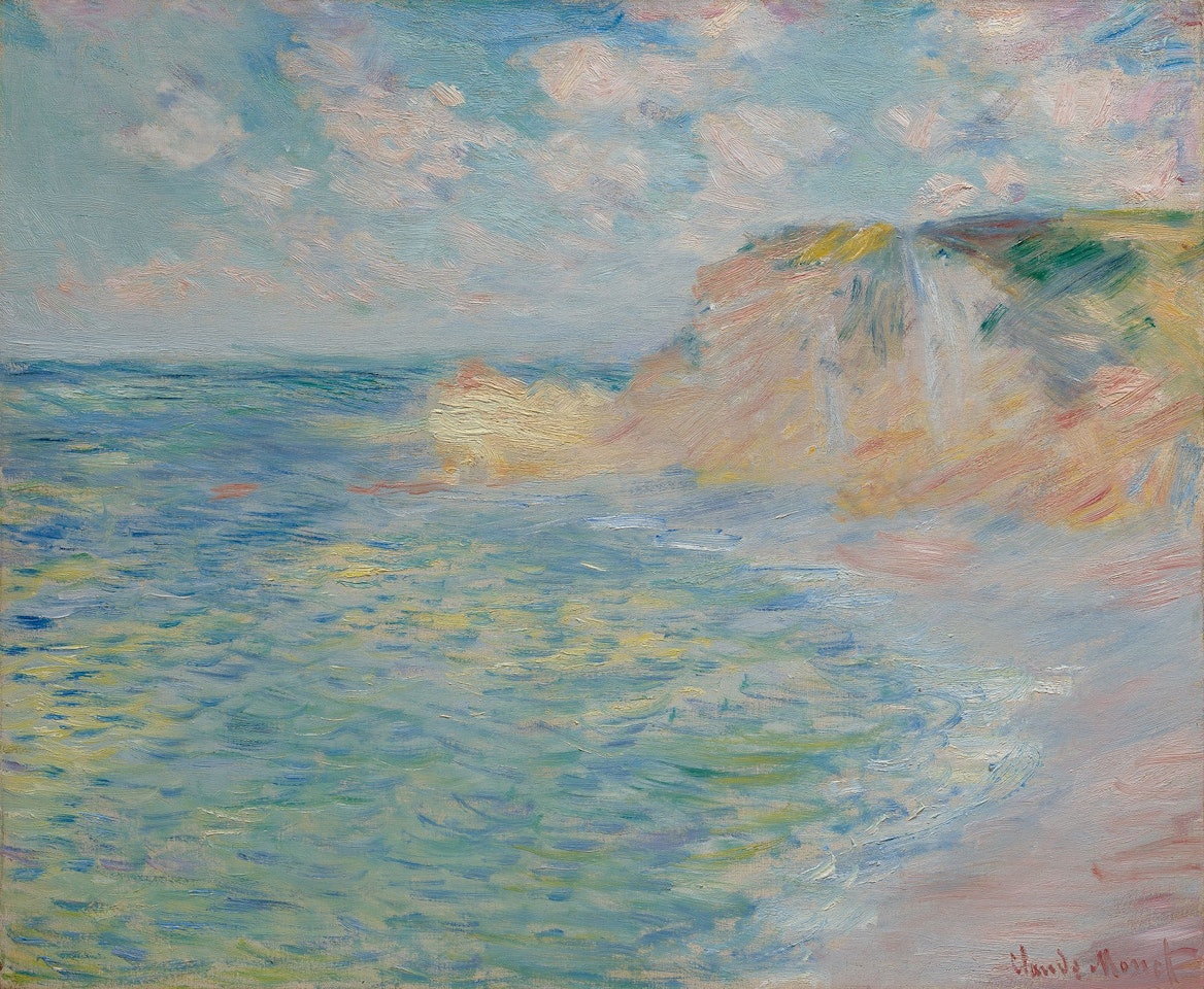 LA FALAISE D'AMONT by Claude Monet