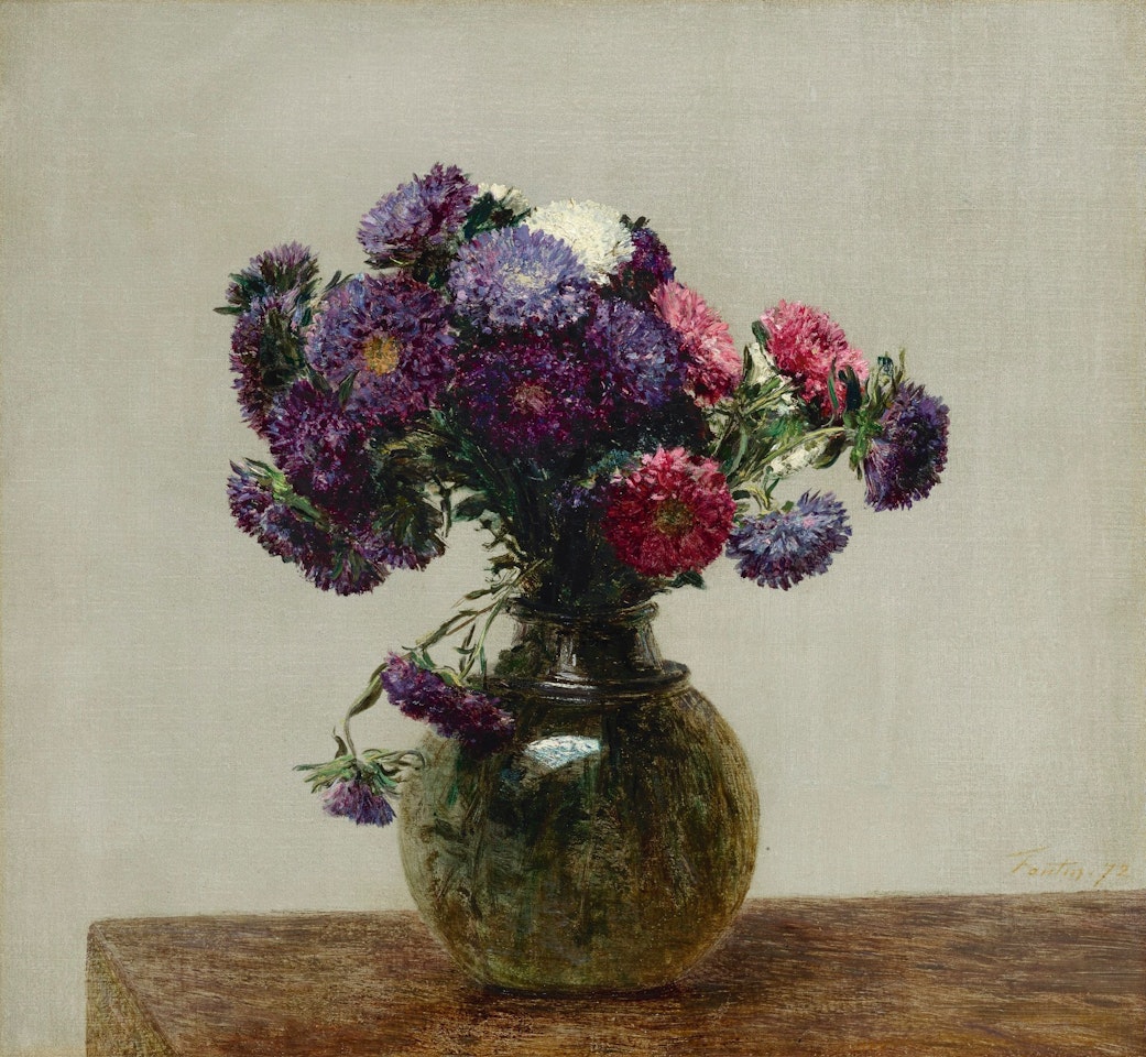 REINES MARGUERITES by Henri Fantin-Latour