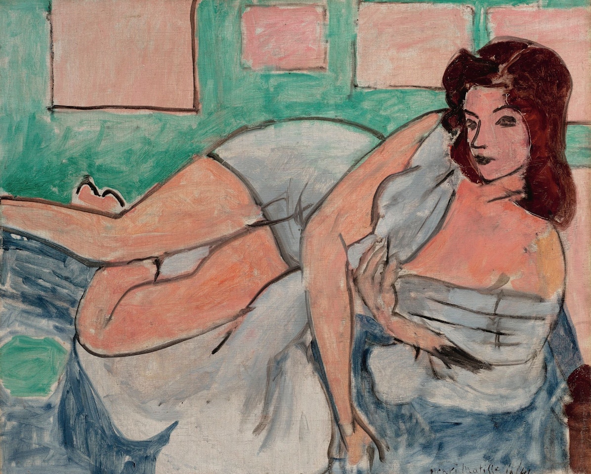 NU AU PEIGNOIR by Henri Matisse