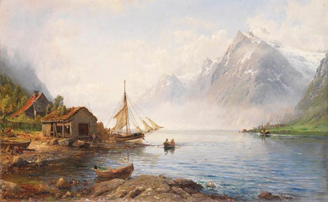 Norwegischer Fjord (Sognefjord?) by Anders Monsen Askevold