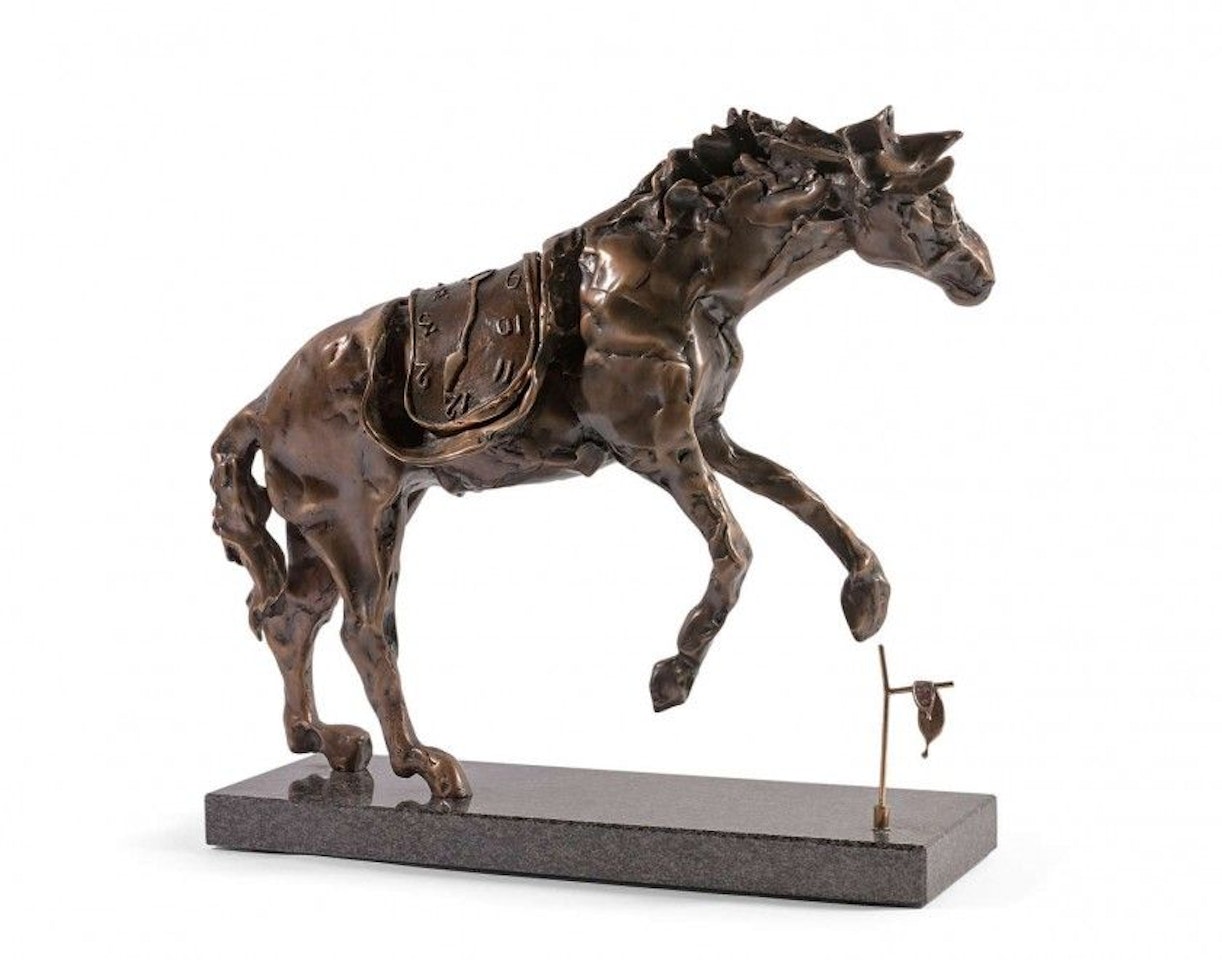 The horse with the soft watch by Salvador Dali