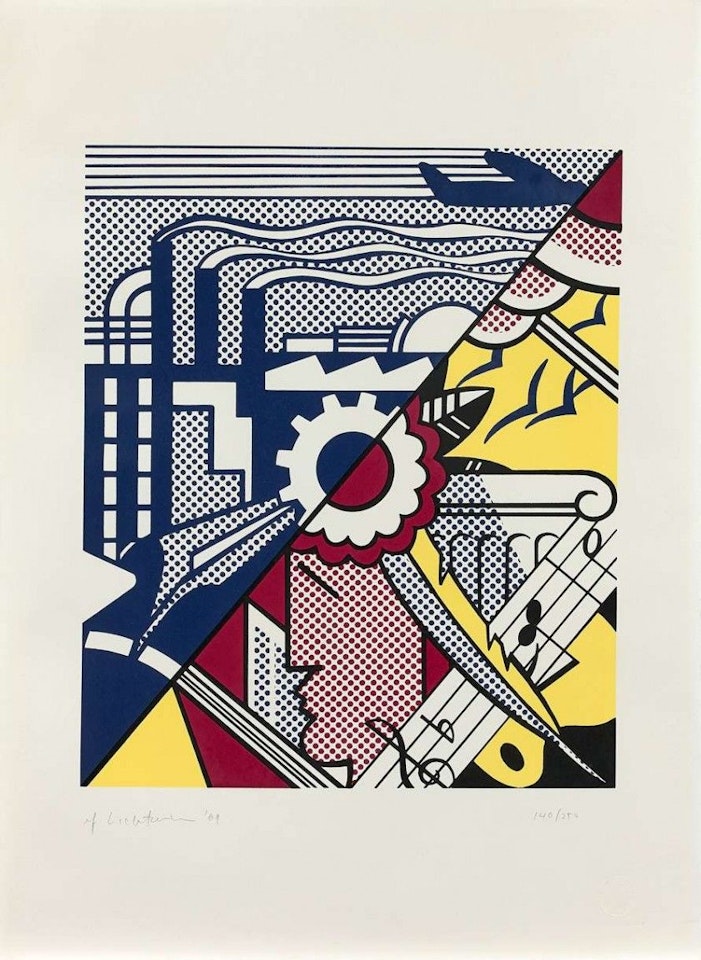 Industry and the arts (II) by Roy Lichtenstein