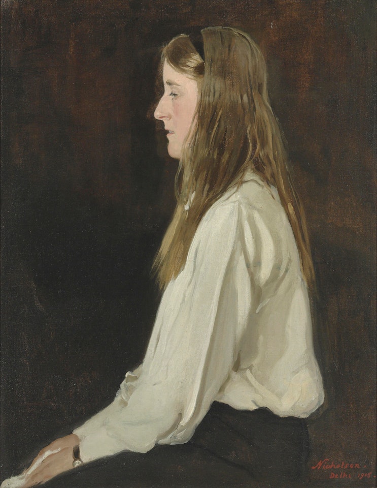 Portrait of Diamond Hardinge by William Nicholson