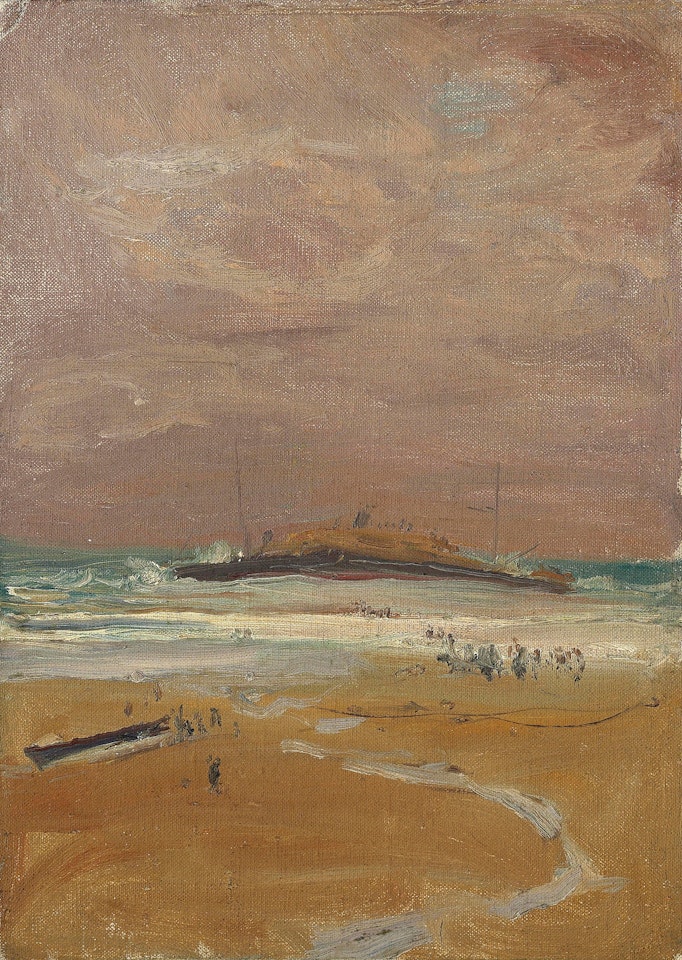 Sketch for ‘The Wreck of the SS Delhi’ by John Lavery