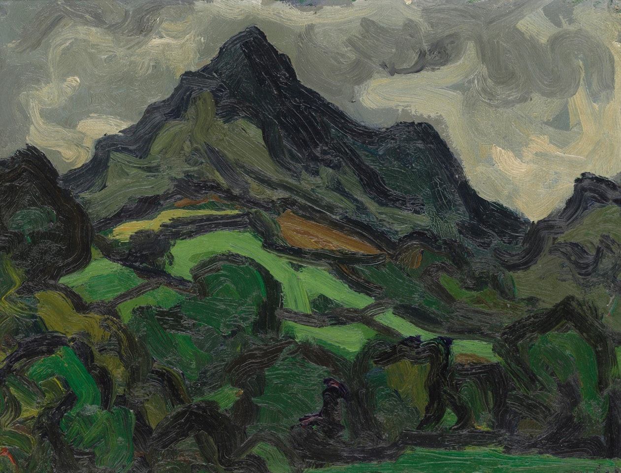 Y Cnicht by Kyffin Williams
