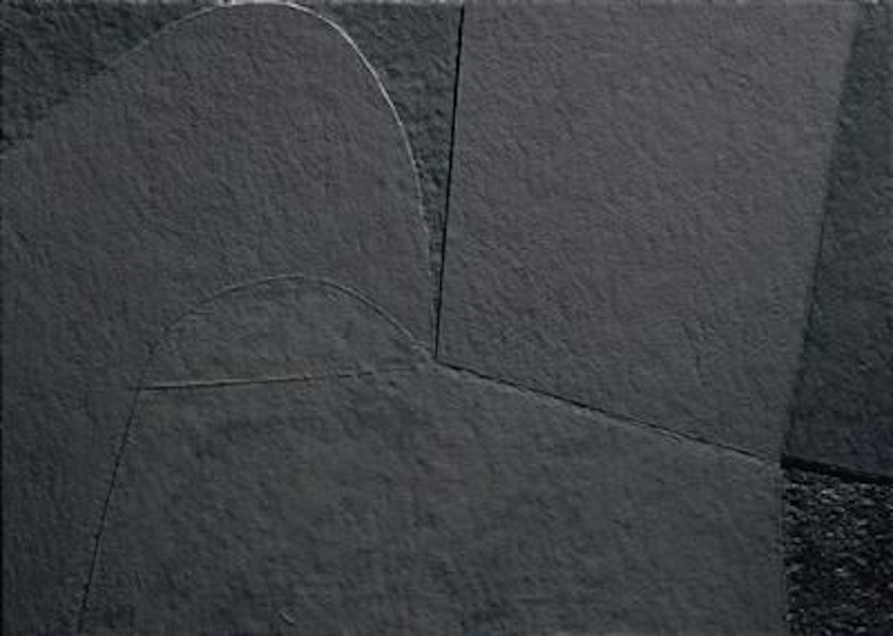Nero Cellotex by Alberto Burri