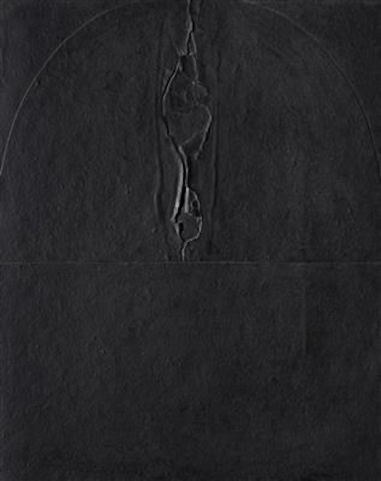 Black combustion by Alberto Burri