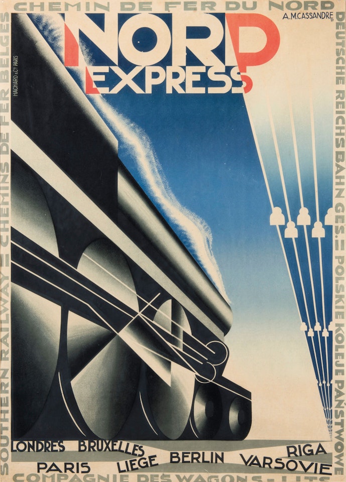 Nord Express by Cassandre (Adolphe Jean-Marie Mouron)