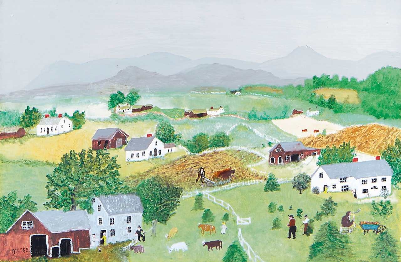 Mountains by Grandma Moses