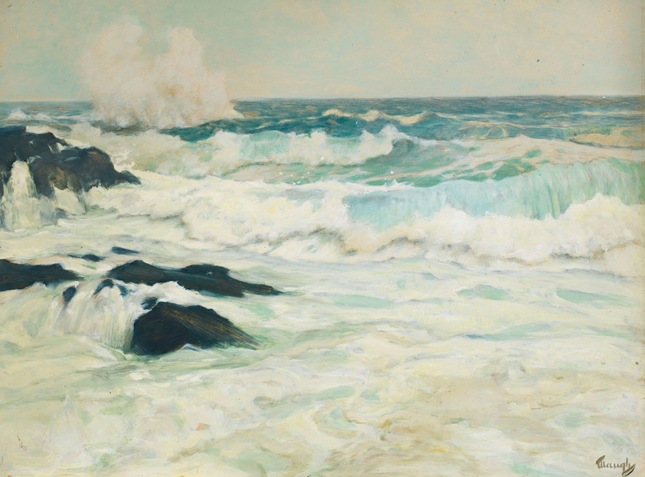 Monhegan Sketch by Frederick Judd Waugh