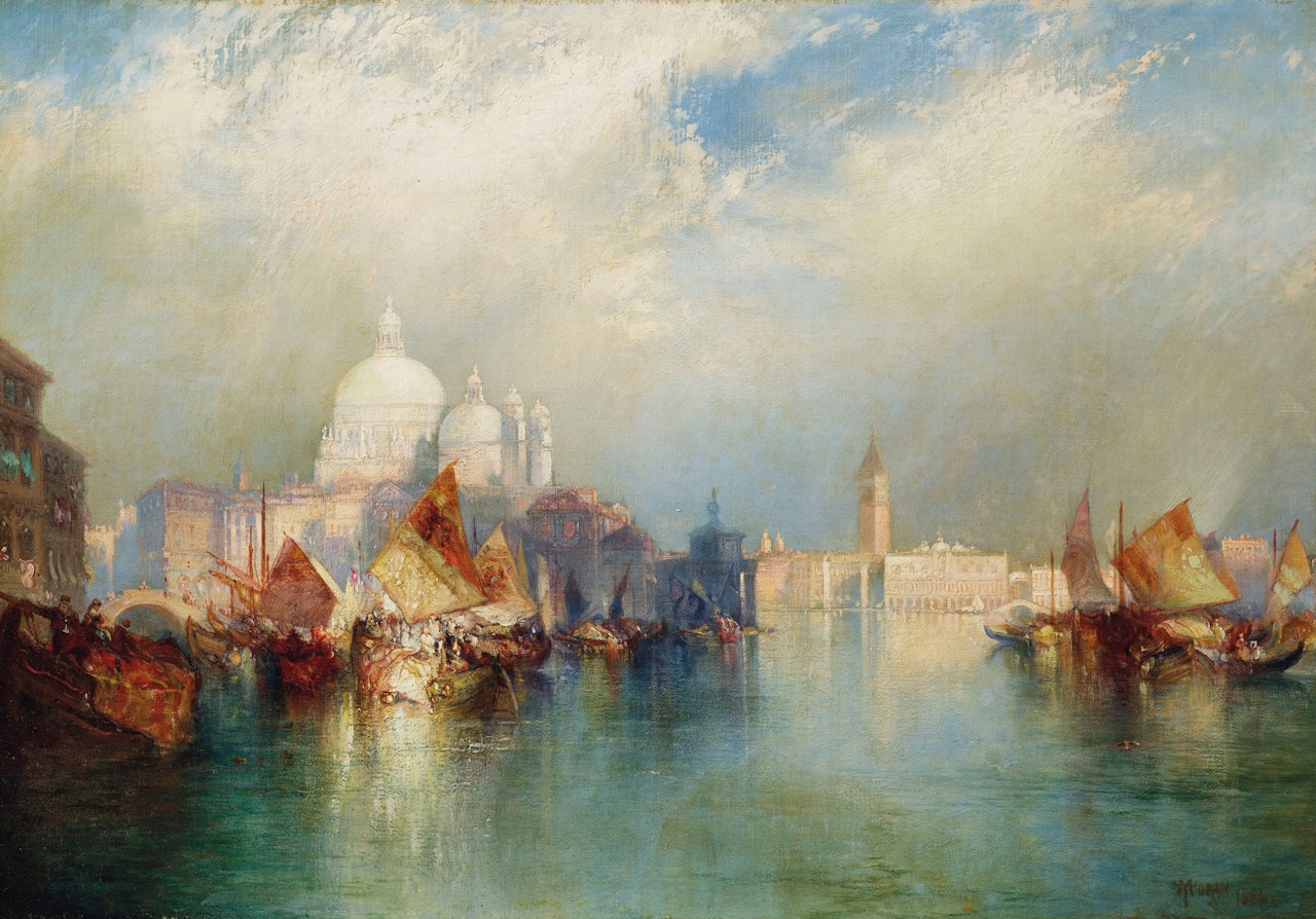 Venetian Scene by Thomas Moran