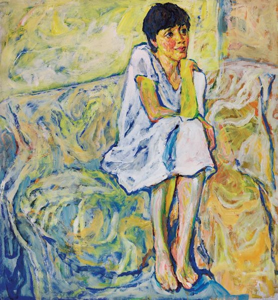 Luo Erchun  On The Sofa by Luo Erchun