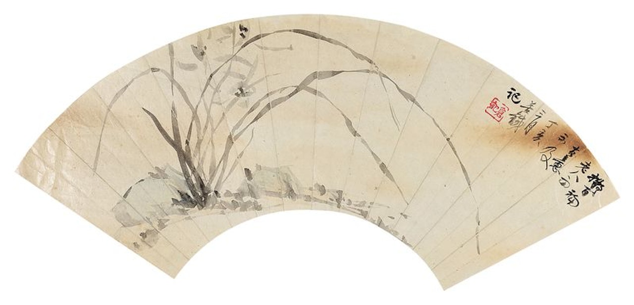 Orchid by Wu Changshuo