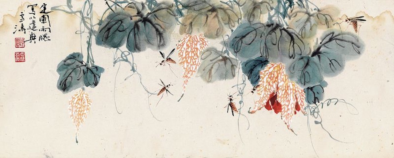 Young Melons And Bees by Wang Xuetao