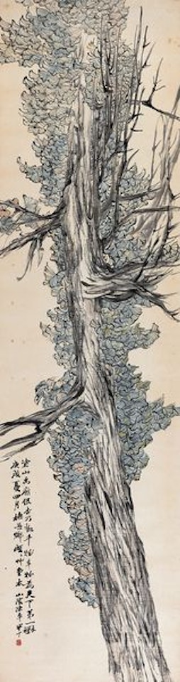 Temple And Gingko by Chen Banding