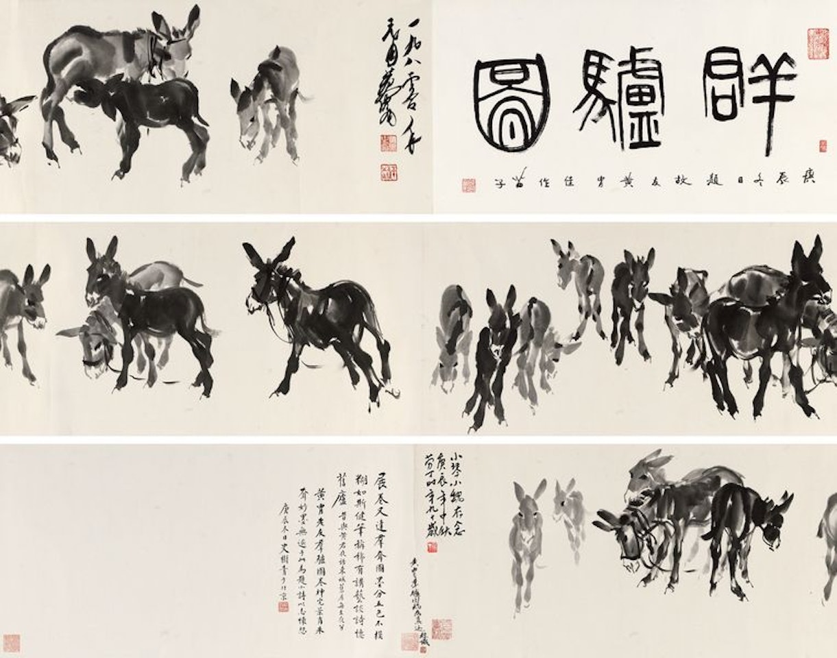 Donkeys by Huang Zhou