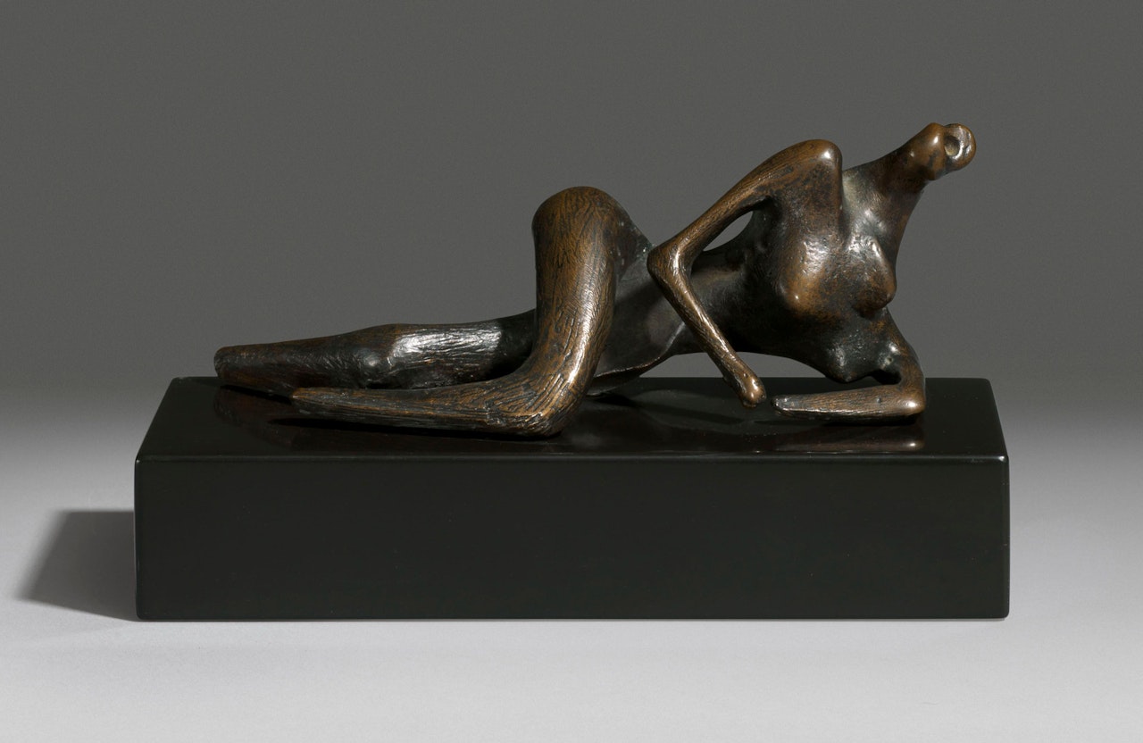 Maquette for Reclining Figure by Henry Moore