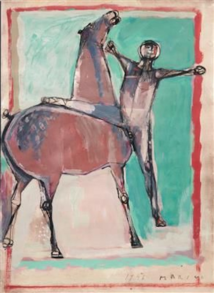 Cavallo e cavaliere by Marino Marini