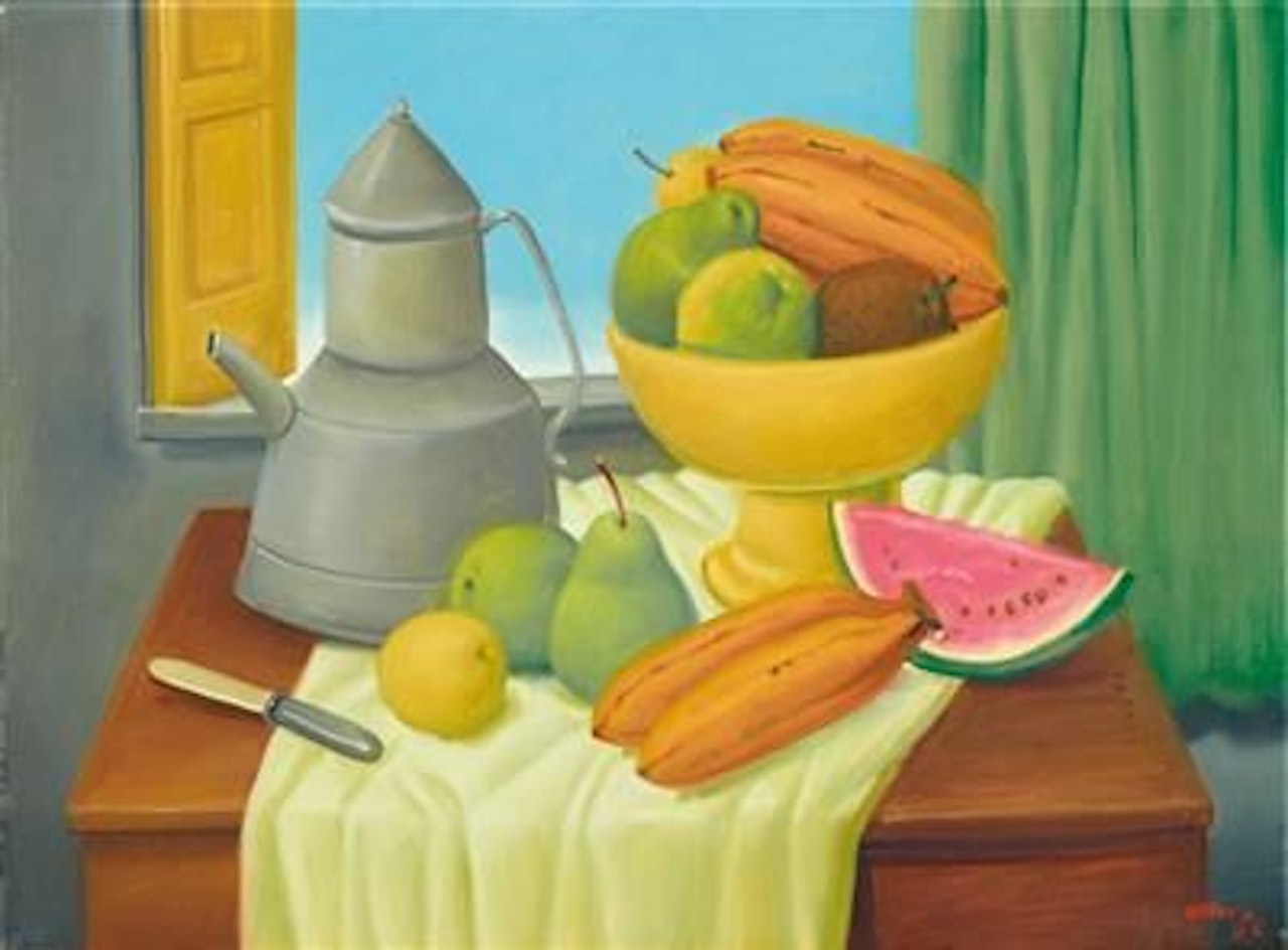 Still life by Fernando Botero