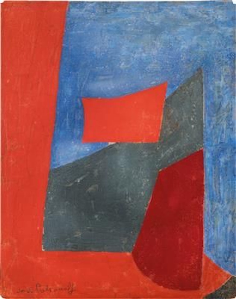 Rouge gris bleu by Serge Poliakoff