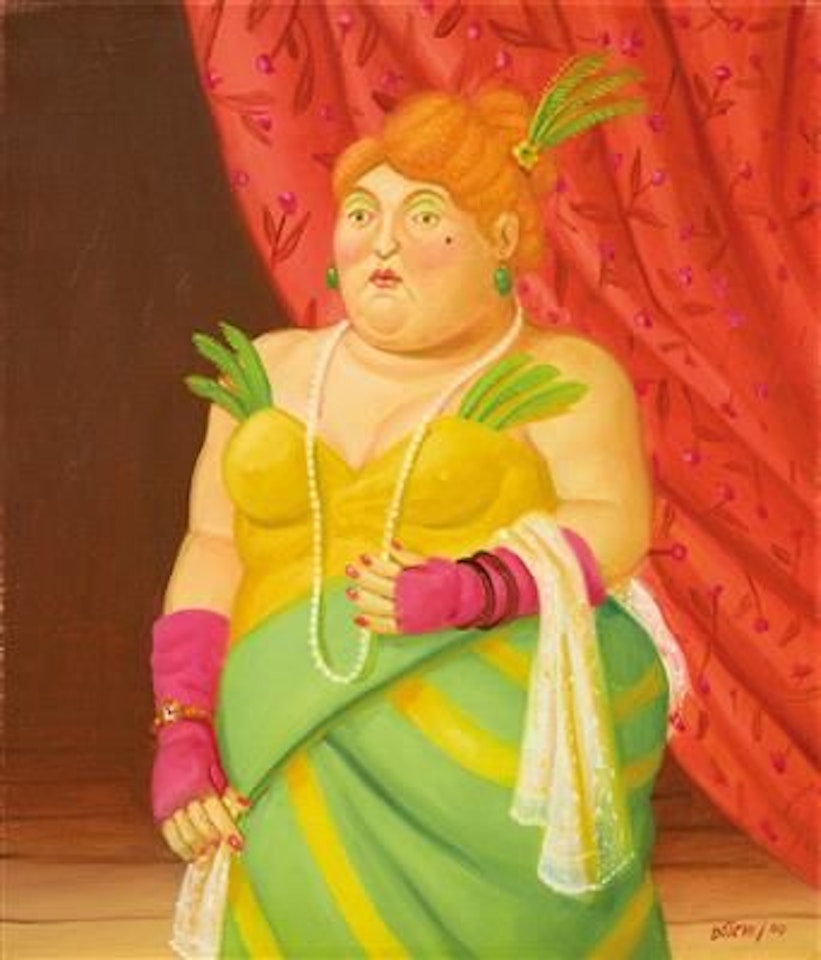 Society Lady by Fernando Botero