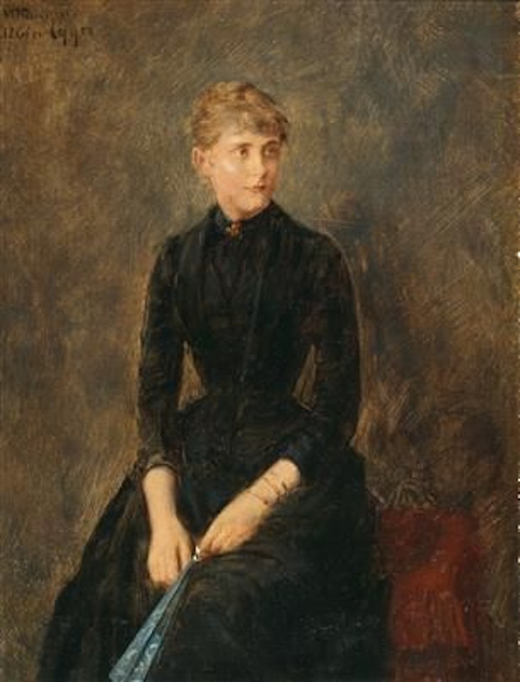 Portrait of the singer Hedwig Helbig by Albin Egger-Lienz