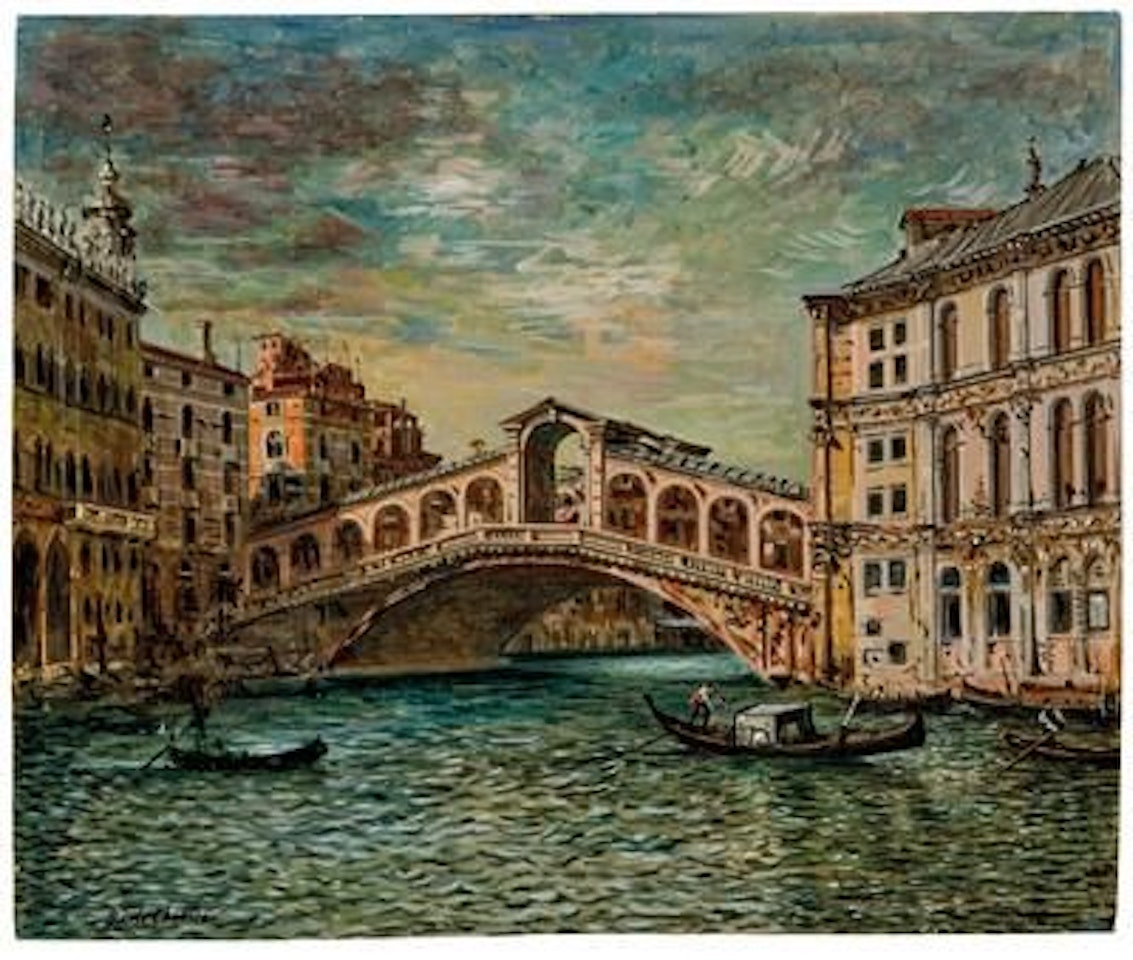 Venezia Ponte di Rialto by Giorgio de Chirico