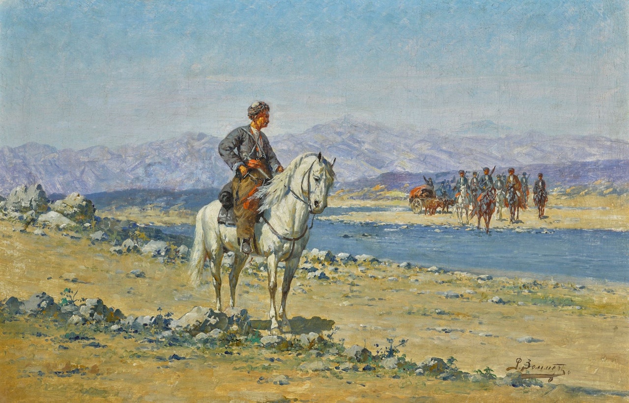 RIVER CROSSING by Richard Karlovich Zommer