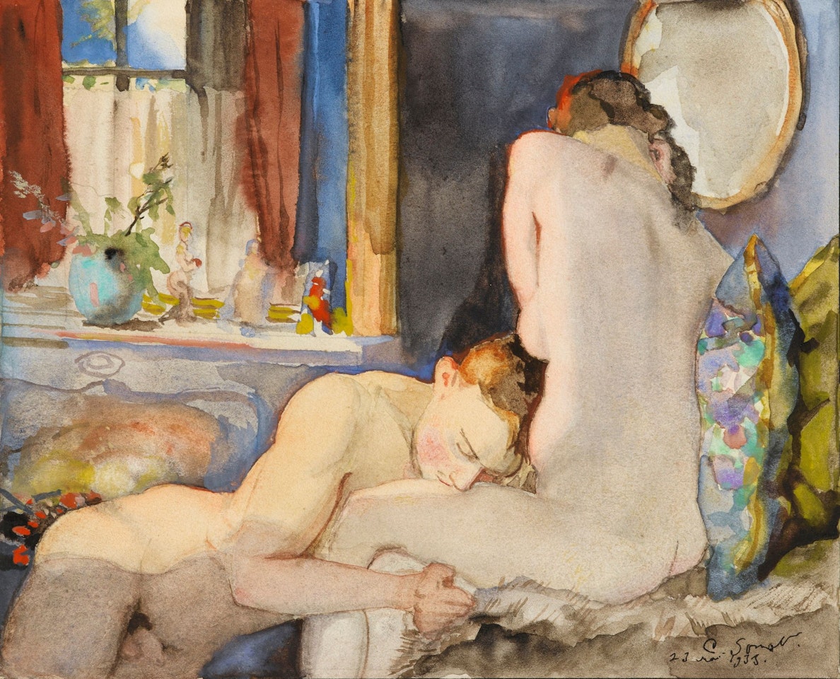 THE LOVERS by Konstantin Somov