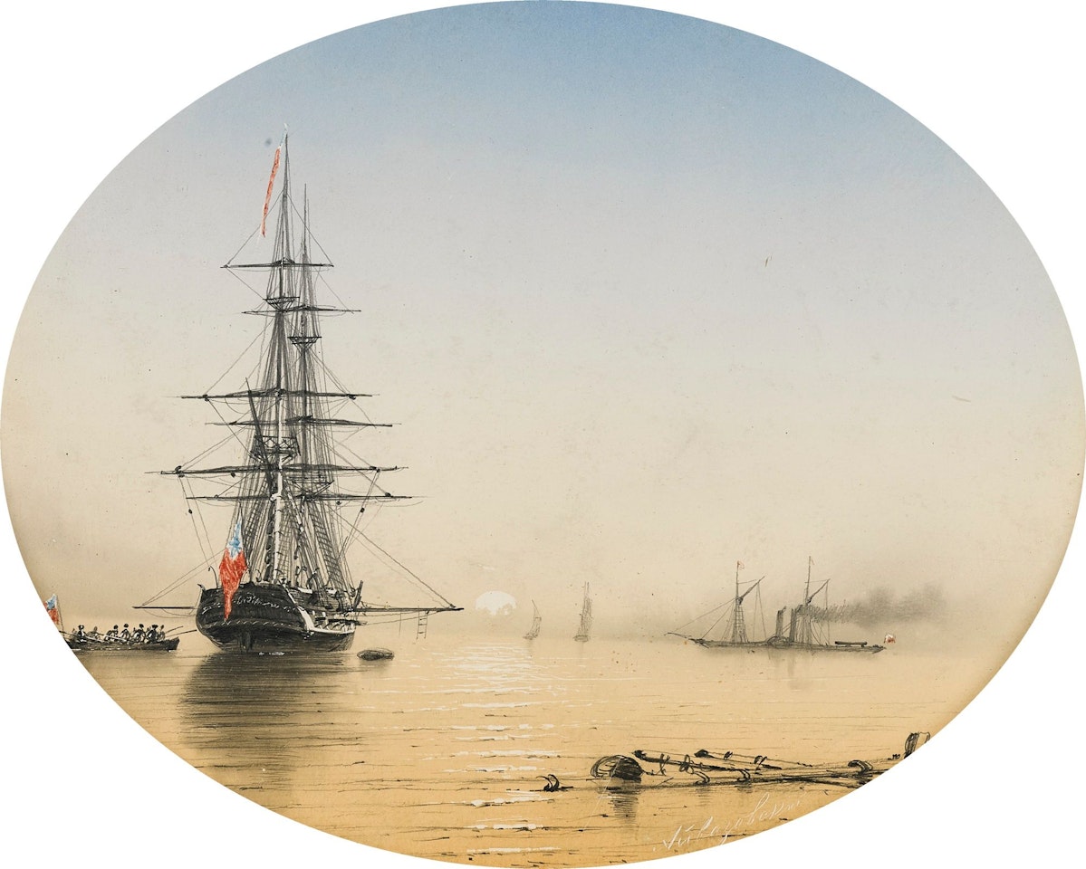 HARBOUR SCENE by Ivan Konstantinovich Aivazovsky