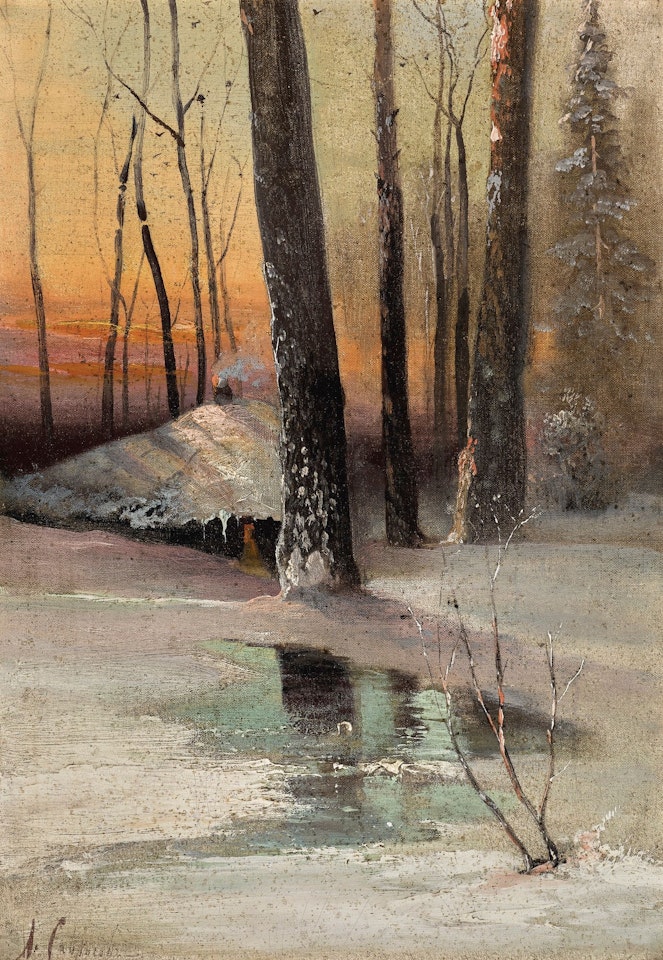 FIRST SIGNS OF SPRING by Aleksei Kondratievitch Savrasov