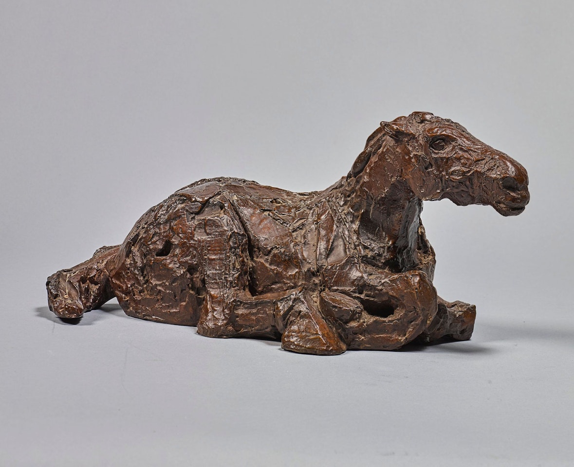 HORSE IN THE RAIN VI by Elisabeth Frink