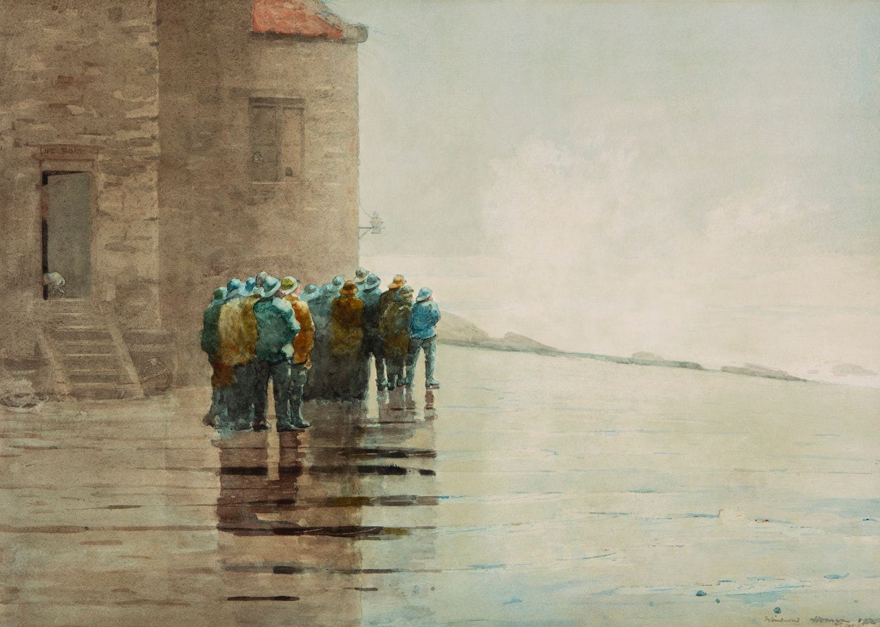 THE LIFE BRIGADE by Winslow Homer