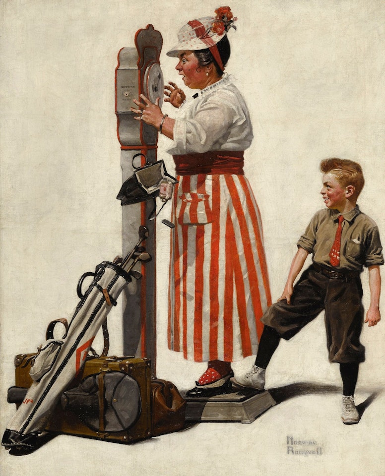 GOOD LAND! by Norman Rockwell