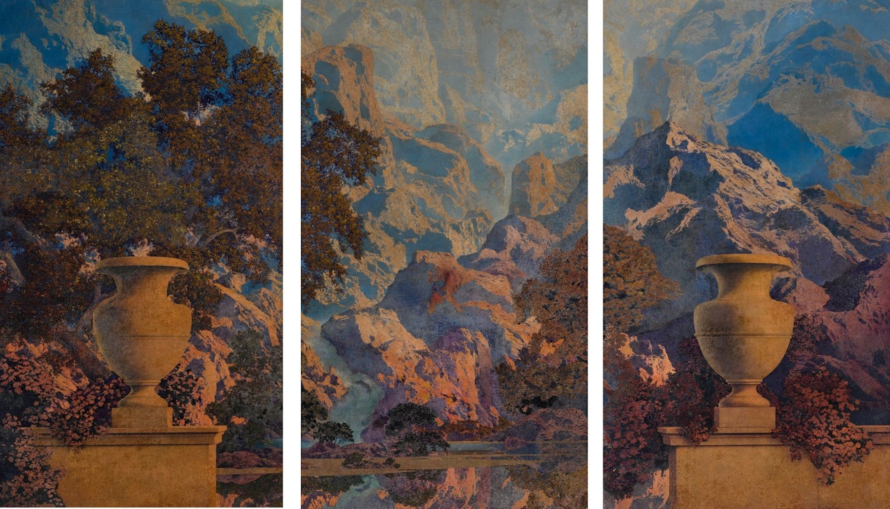 DU PONT MURAL by Maxfield Parrish