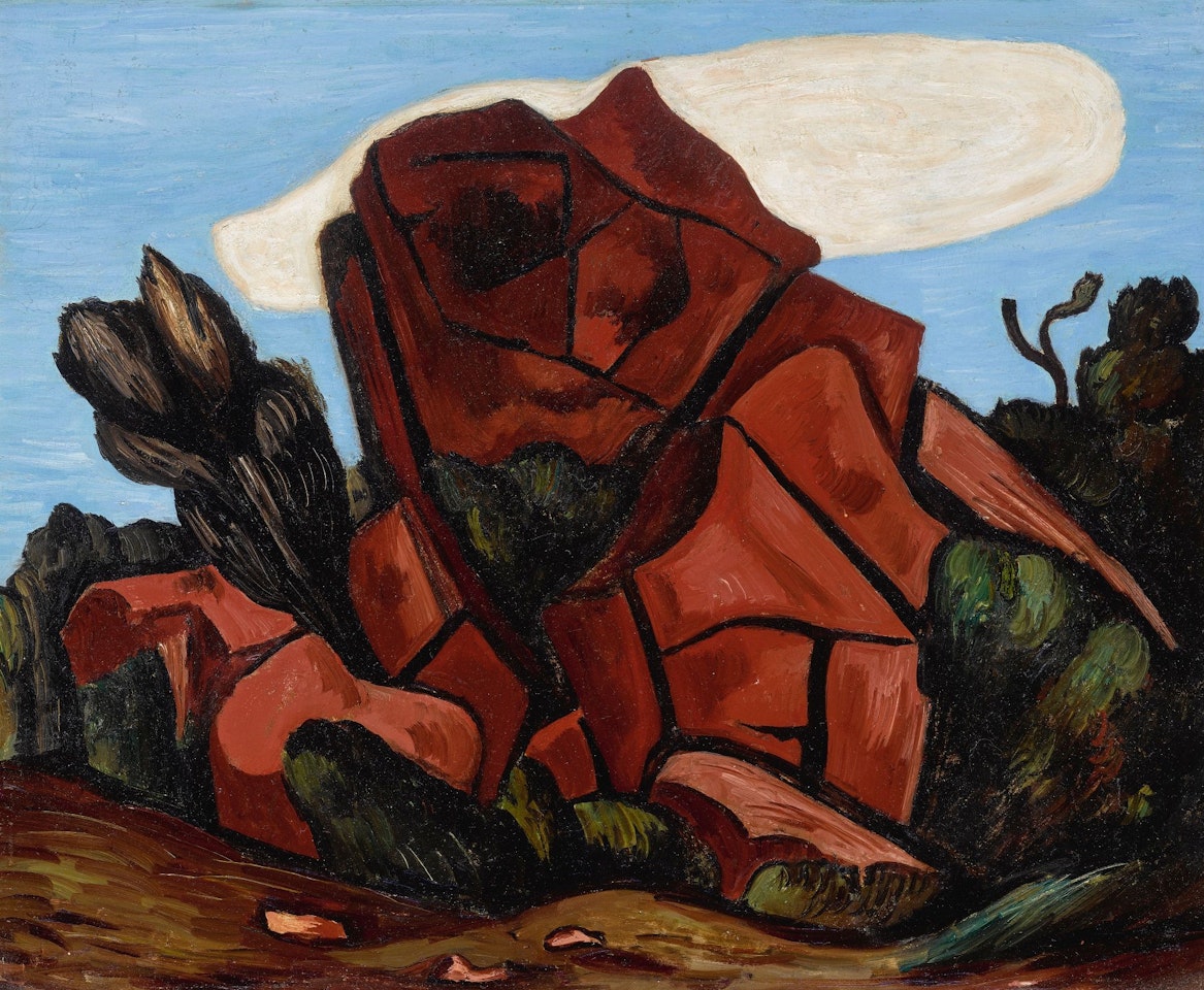 IRON IN THE ROCK by Marsden Hartley