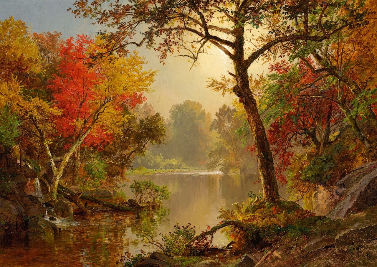 AUTUMN LANDSCAPE by Jasper Francis Cropsey